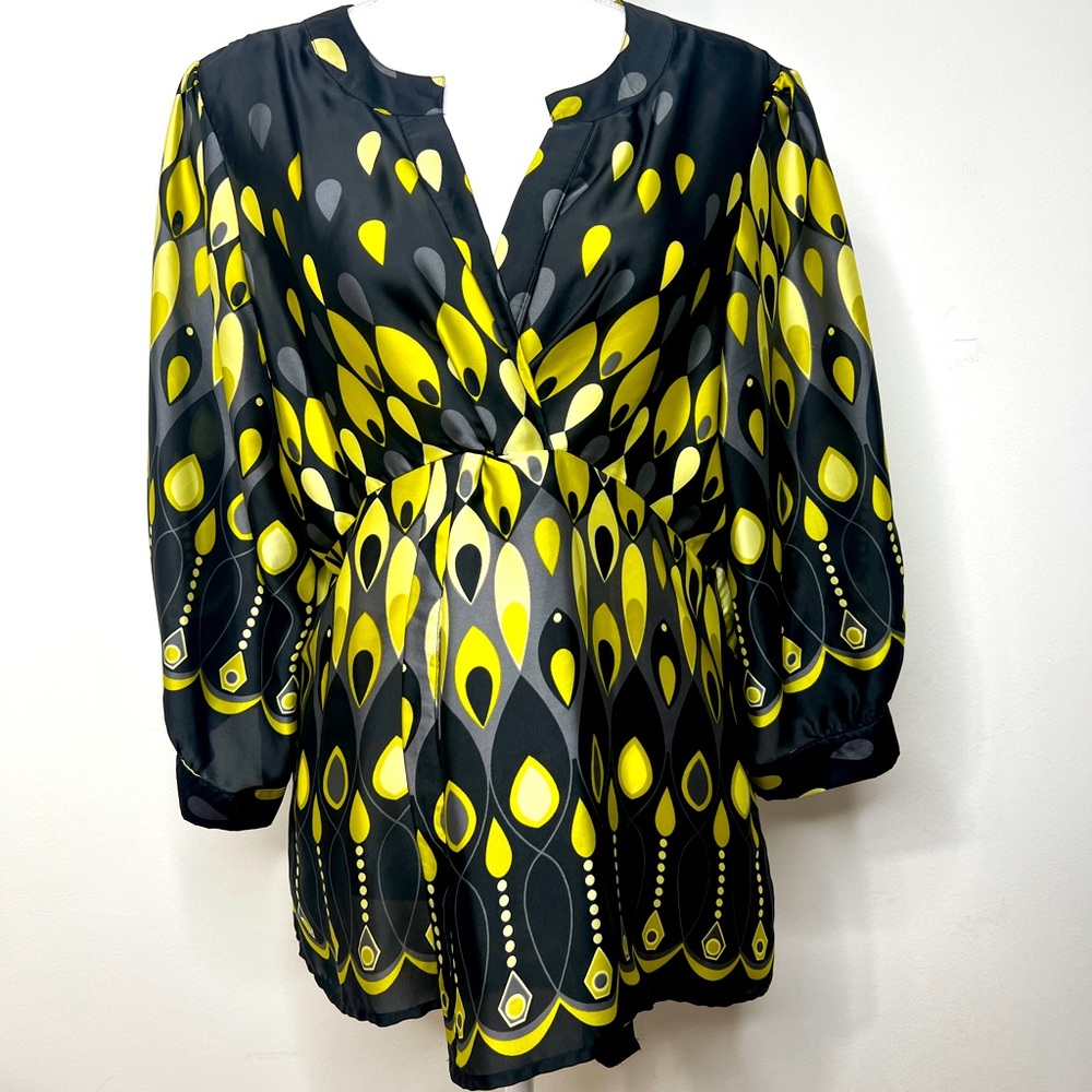 {Chenault} Woman’s V Neck Blouse